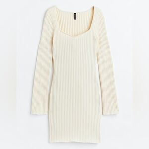 H&M Rib-knit bodycon dress